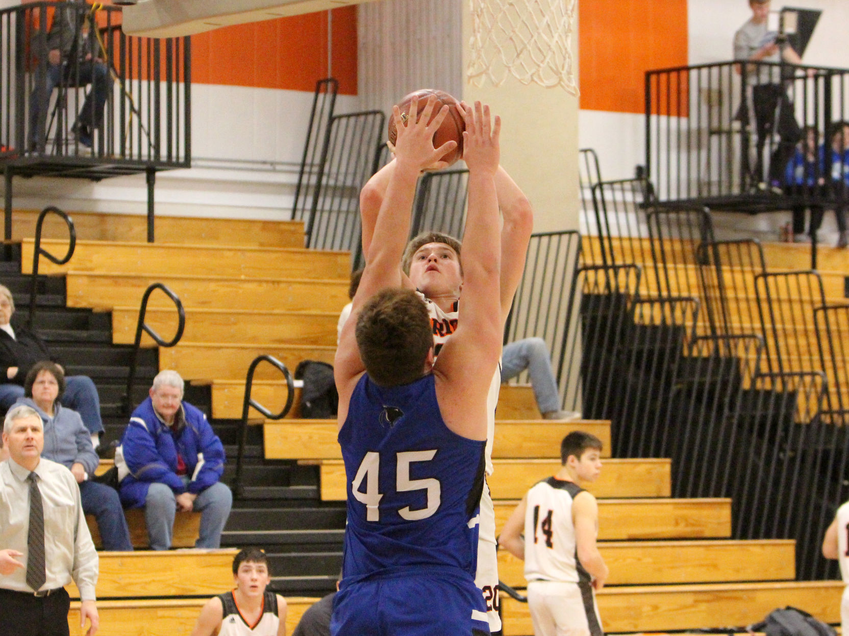 Saint Croix Central at Stanley-Boyd boys basketball 2-15-20